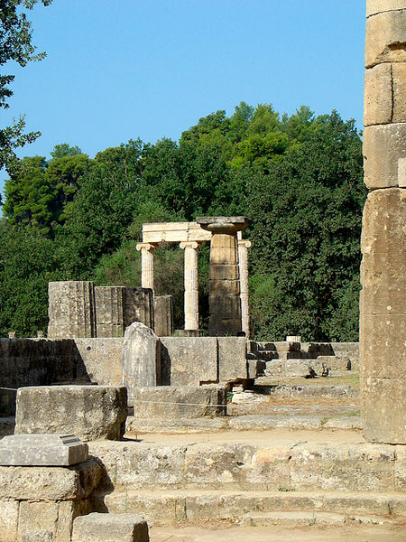 Santuario de Olimpia (Península del peloponeso, Grecia)