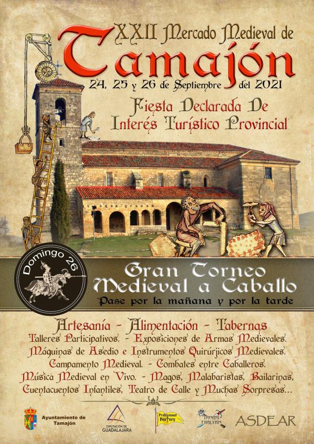 El Mercado Medieval vuelve a Tamajón en la que será su vigésimo segunda edición, el próximo fin de semana