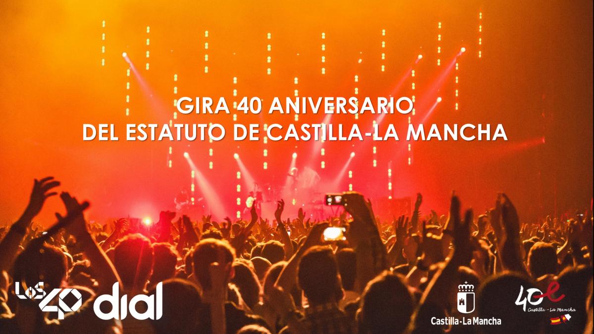 Castilla-La Mancha anuncia la celebración de siete eventos musicales gratuitos con artistas de primer nivel en distintos lugares de la comunidad para festejar el 40 aniversario de su Estatuto