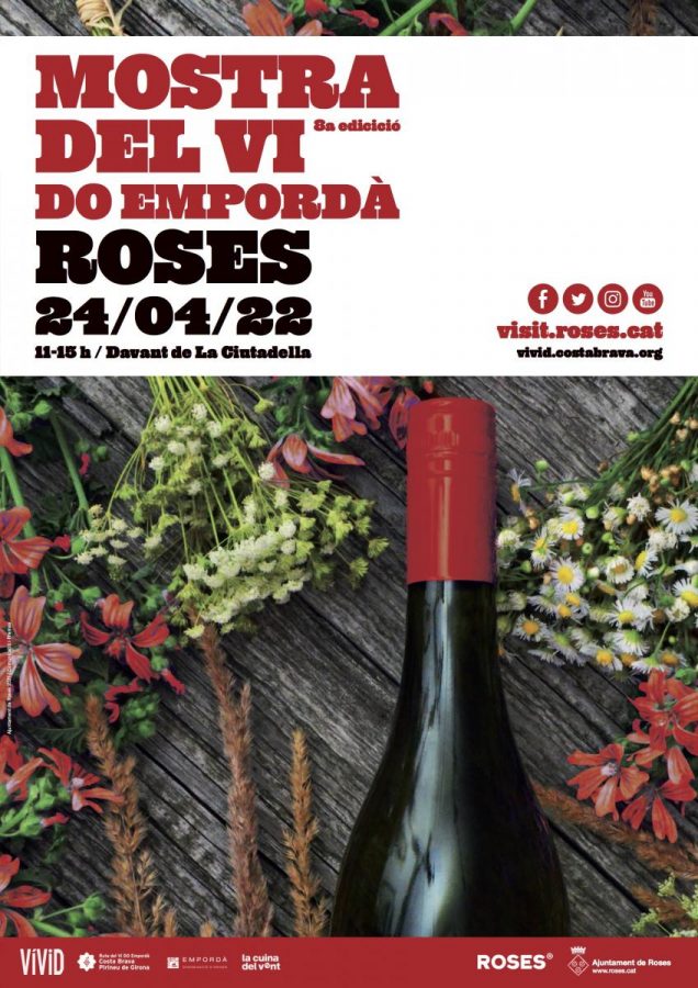 l domingo 24 de abril, Roses, acogerá la 8ª edición de la Mostra del Vi DO Empordà, una de las principales citas del festival enoturista VÍVID que se celebra durante todo abril