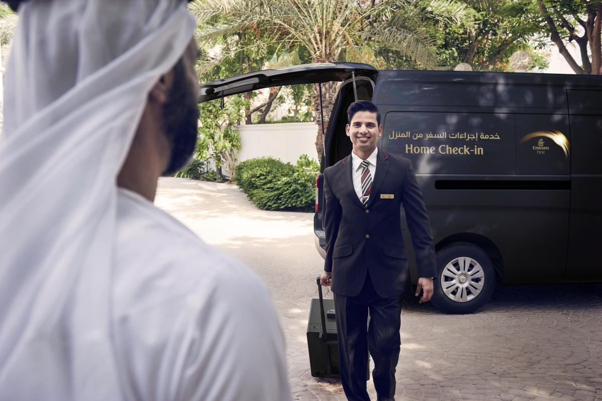 Factura tu equipaje desde casa con el Home Check-in de Emirates
